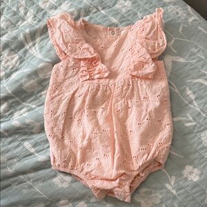 Cat & Jack Pink Eyelet One Piece